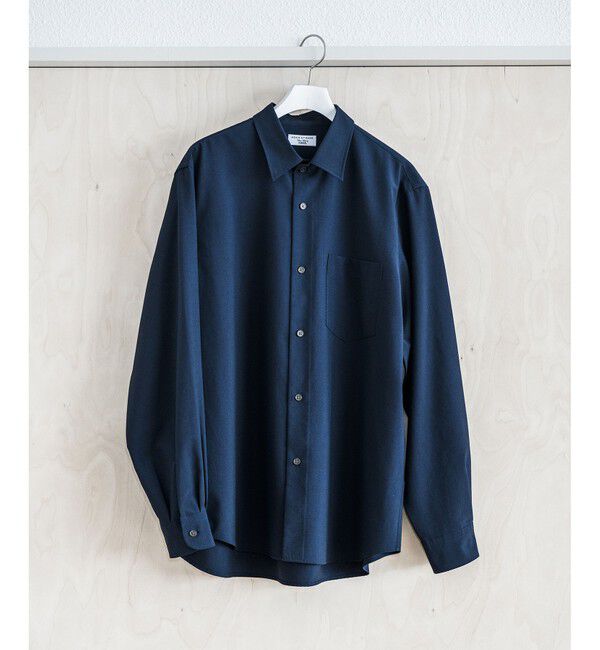 ADAM ET ROPE'「【NIKKE】レギュラーカラー シャツ / ウォッシャブル」|シャツ・ブラウス|ネイビー(40)