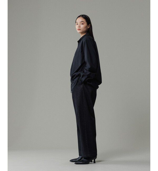 ADAM ET ROPE'「【NIKKE】 バンドカラー シャツ / ウォッシャブル」|シャツ・ブラウス|