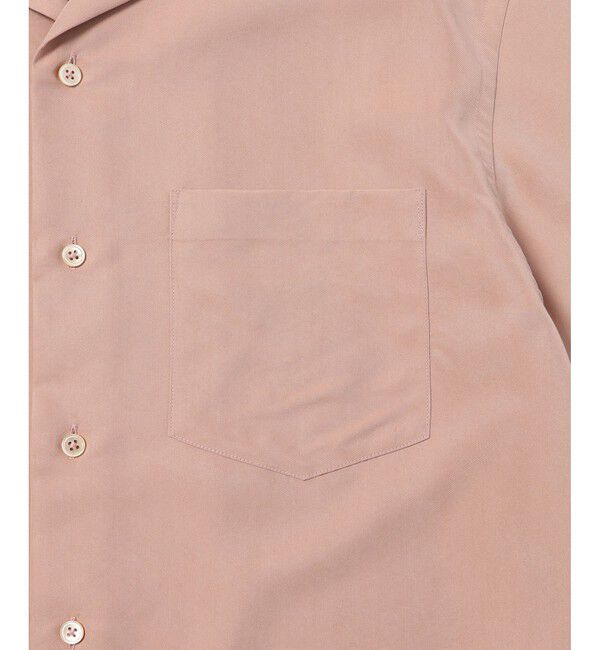 ADAM ET ROPE'「リラックス ドレープ レーヨン オープンカラーシャツ  / ロングシーズン着用可能」|シャツ・ブラウス|