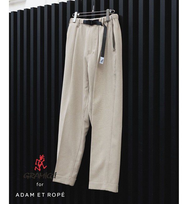 ADAM ET ROPE'「	【別注】《GRAMICCI/グラミチ》2WAY STRETCH WIDE TAPERED CROPPED」|スラックス|