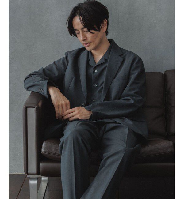 ADAM ET ROPE'「接触冷感【RIRANCHA】セットアップ / テーラードジャケット & スラックス」|スーツ|