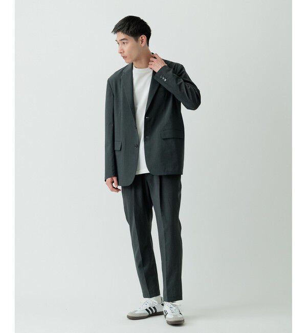 ADAM ET ROPE'「接触冷感【RIRANCHA】セットアップ / テーラードジャケット & スラックス」|スーツ|