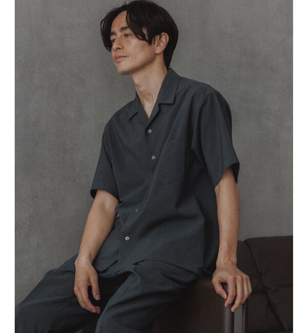 ADAM ET ROPE'「接触冷感【RIRANCHA】セットアップ / オープンカラーシャツ & スラックス」|スーツ|