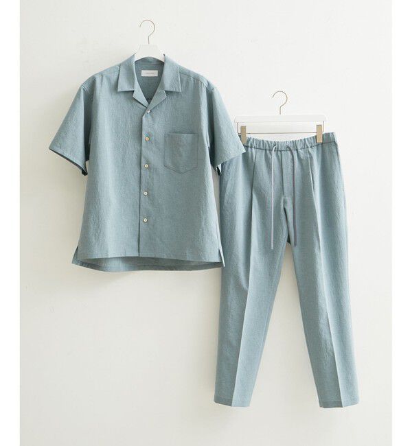 ADAM ET ROPE'「接触冷感【RIRANCHA】セットアップ / オープンカラーシャツ & スラックス」|スーツ|