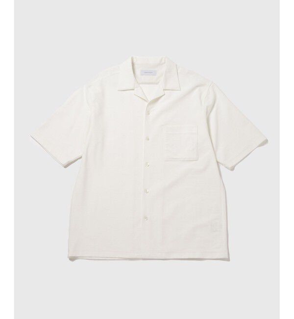 ADAM ET ROPE'「 接触冷感【MINUS】オープンカラー シャツ」|シャツ・ブラウス|