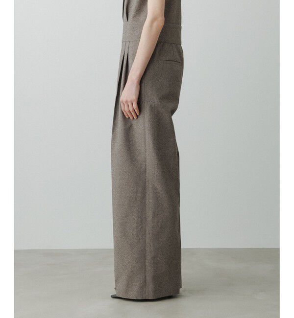 ADAM ET ROPE'「【EMOELLE】スリーブレスオールインワン メランジ」|オールインワン|