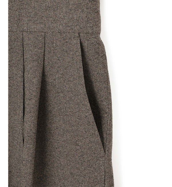 ADAM ET ROPE'「【EMOELLE】スリーブレスオールインワン メランジ」|オールインワン|