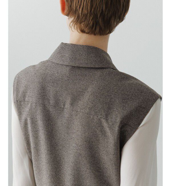 ADAM ET ROPE'「【EMOELLE】スリーブレスオールインワン メランジ」|オールインワン|