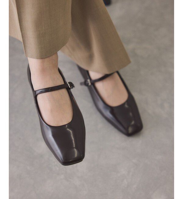 ADAM ET ROPE'「メリージェーンスクエアパンプス」|パンプス|