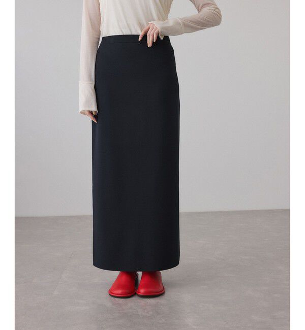 ADAM ET ROPE'「【サステナブル】ニットストレートスカート」|スカート|