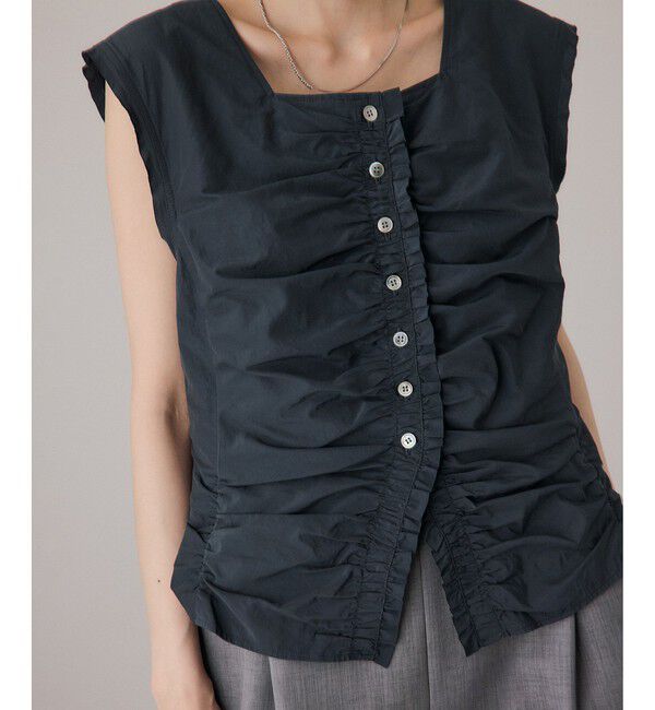 ADAM ET ROPE'「ブラウスコンビオールインワン」|オールインワン|