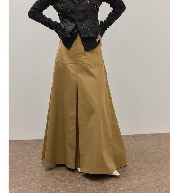 ADAM ET ROPE'「ワイドロングスカート」|スカート|ベージュ系(28)