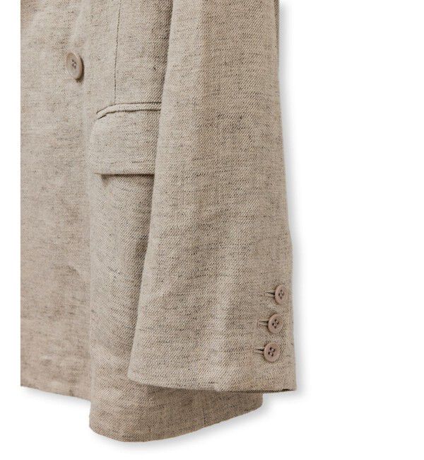 ADAM ET ROPE'「リネンジャケット」|テーラードジャケット|