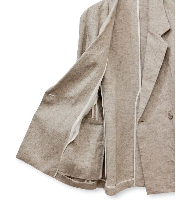 ADAM ET ROPE'「リネンジャケット」|テーラードジャケット|
