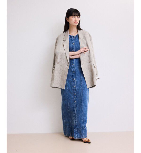 ADAM ET ROPE'「リネンジャケット」|テーラードジャケット|