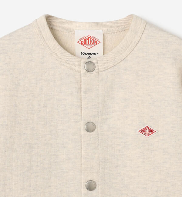 DANTON「DANTON | キッズ コットン クルーネックカーディガン」|カーディガン|