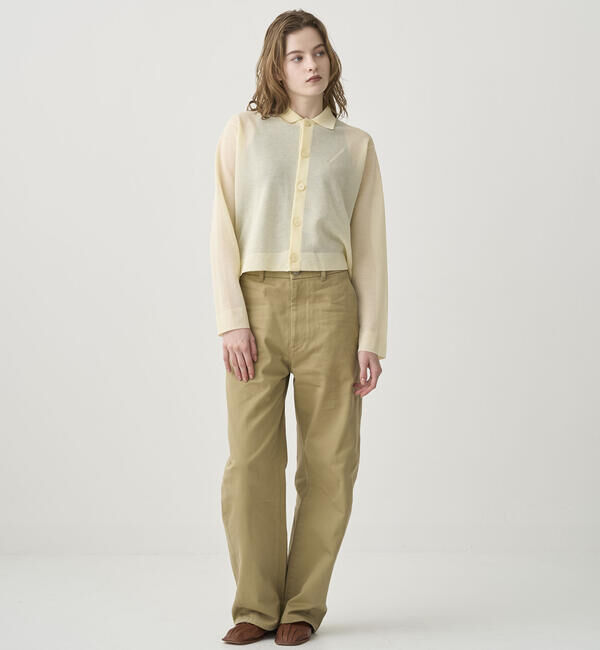 ORCIVAL「ORCIVAL | ジャガード 衿付きニットカーディガン WOMEN」|ニット・セーター|