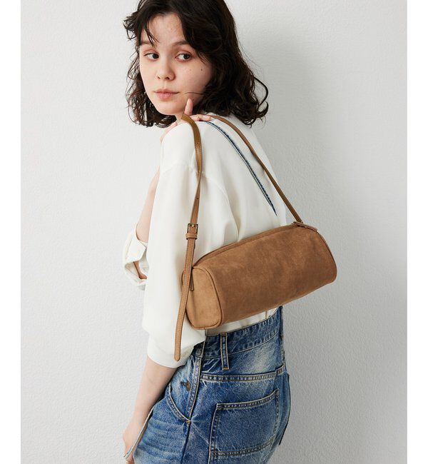 THE PAUSE「【THE PAUSE】フェイクレザーミニショルダー」|トートバッグ|ベージュ