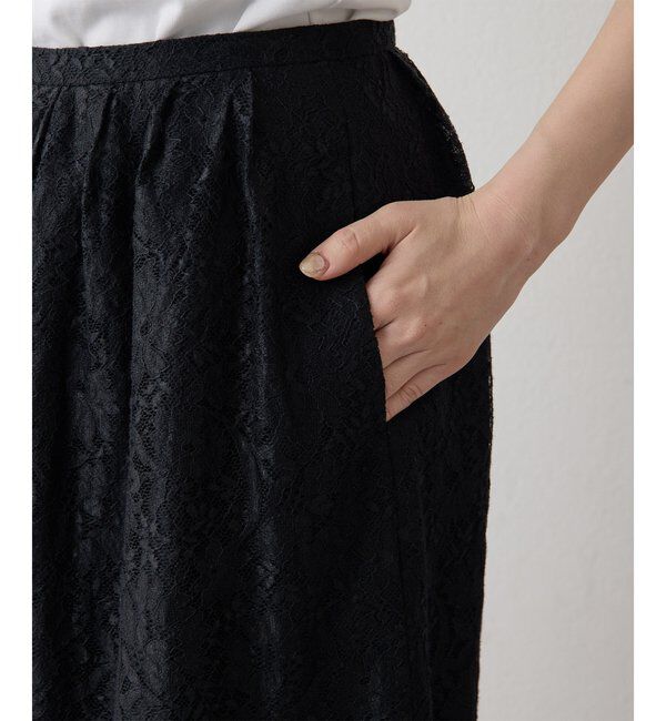 Drawing Numbers「【Drawing Numbers】リネンリバーレースワイドキュロットパンツ」|チノ|