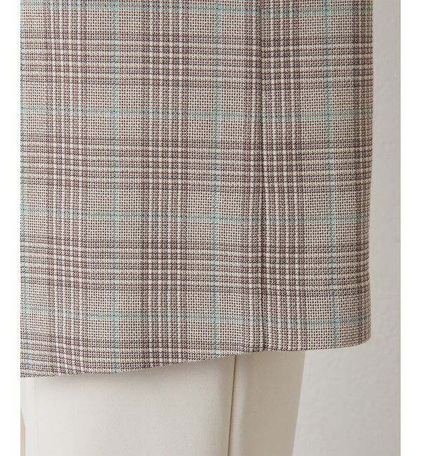  「コットンチェックジレ」|ベスト・ジレ|