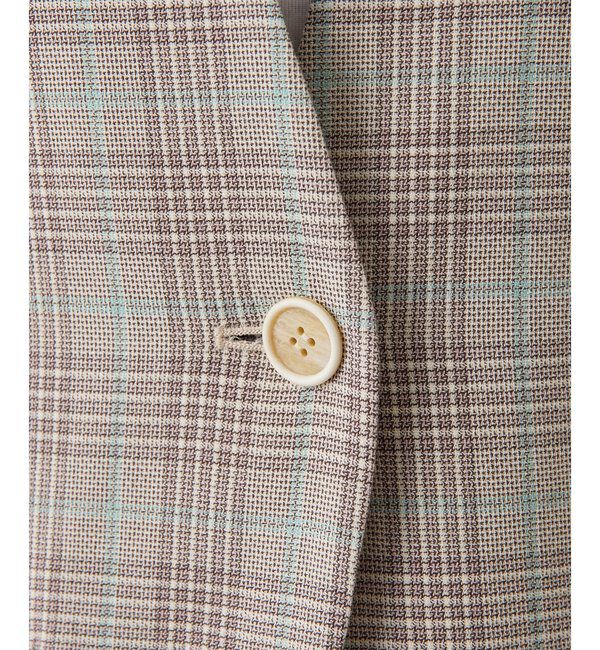  「コットンチェックジレ」|ベスト・ジレ|