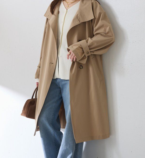  「【手洗いできる/撥水/軽量/ストレッチ】撥水スタンドネックコート」|その他|