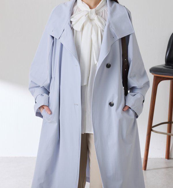  「【手洗いできる/撥水/軽量/ストレッチ】撥水スタンドネックコート」|その他|