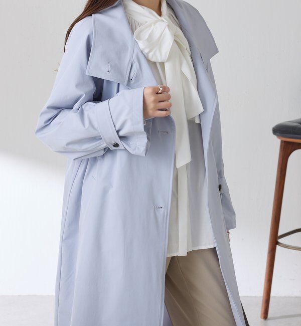  「【手洗いできる/撥水/軽量/ストレッチ】撥水スタンドネックコート」|その他|