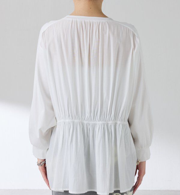  「ドッキング裾ドロストカットソー」|Tシャツ・カットソー|