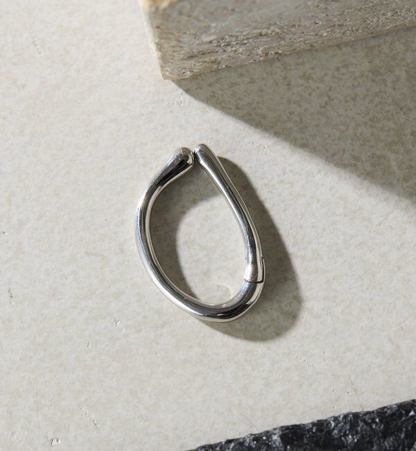  「【Sivelle./シヴェル】ステンレスオーバルカフ」|リング|シルバー