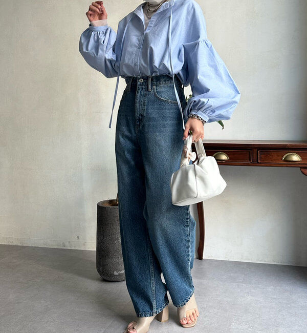  「【ベストセラーアイテム】カーブデニム」|デニム|