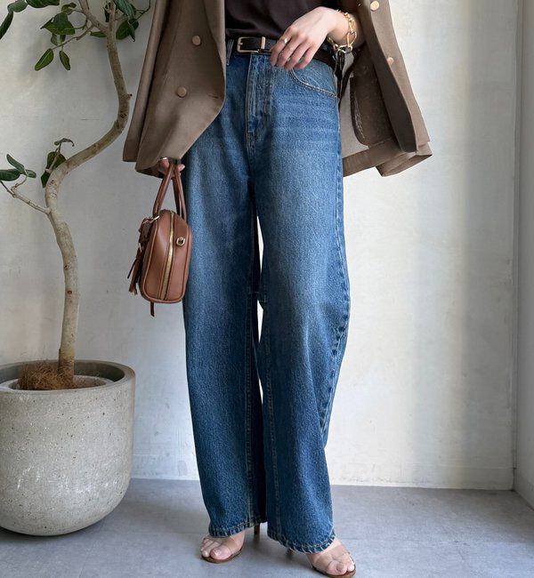  「【ベストセラーアイテム】カーブデニム」|デニム|