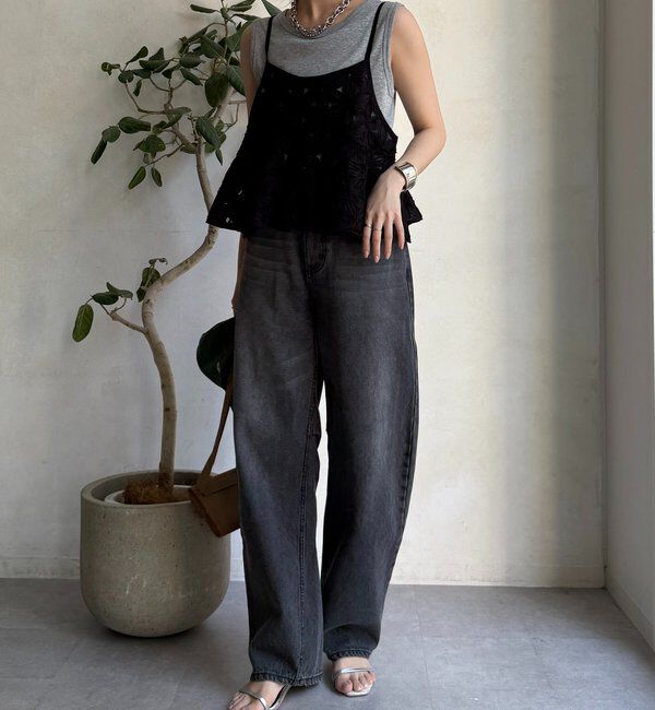  「【ベストセラーアイテム】カーブデニム」|デニム|