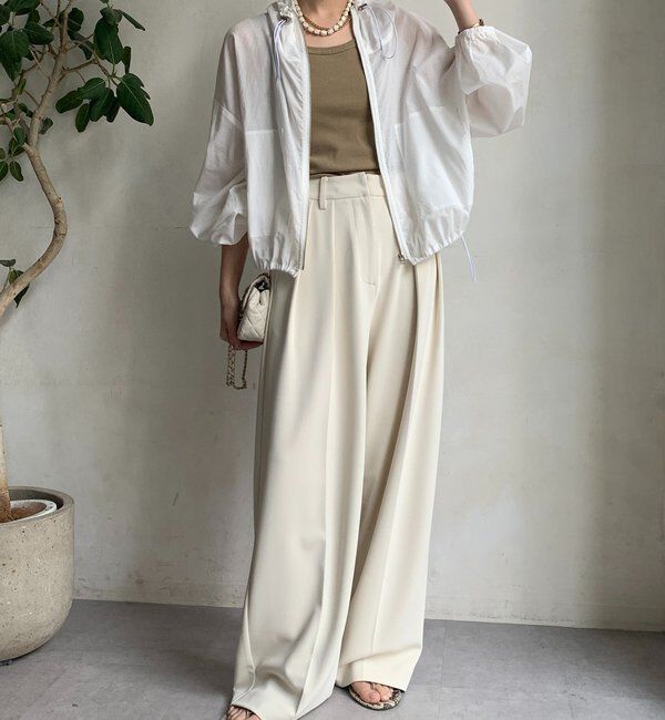  「【新色追加】綿ローンドロストブルゾン」|ブルゾン・スタジャン|