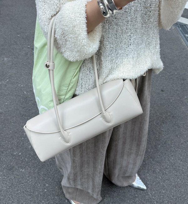  「【WEB限定】横長フラップショルダー」|トートバッグ|