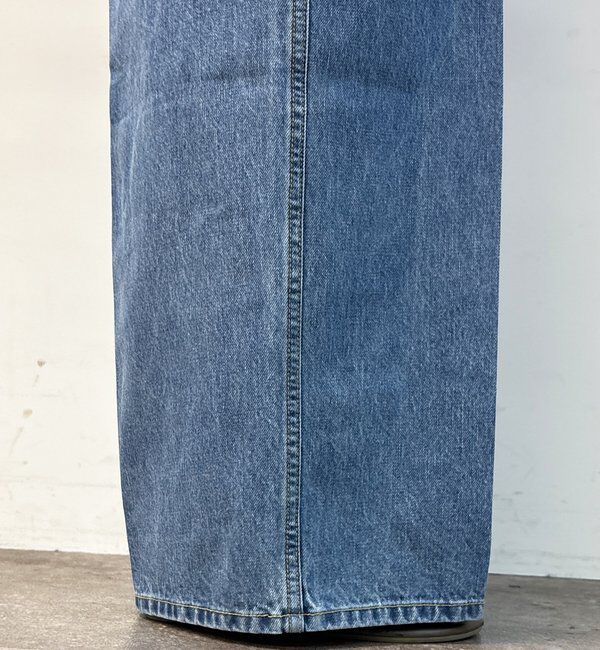  「深Vデニムサロペット」|ワンピース|