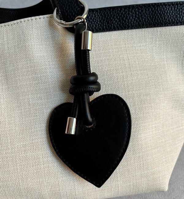  「ハートチャーム付トートバッグ」|トートバッグ|