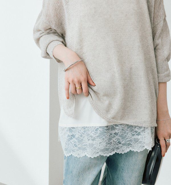  「メランジルーズニット」|ニット・セーター|