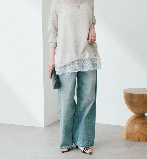  「メランジルーズニット」|ニット・セーター|