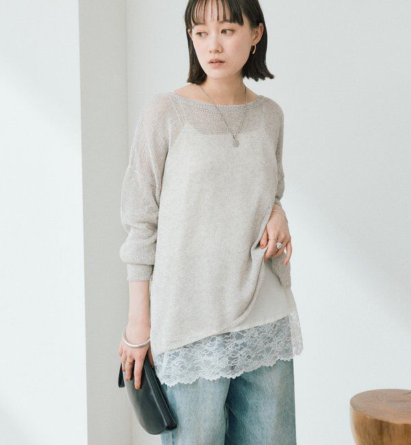  「メランジルーズニット」|ニット・セーター|