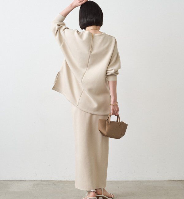  「【Lサイズも登場！】ポンチZIPタイトスカート」|スカート|