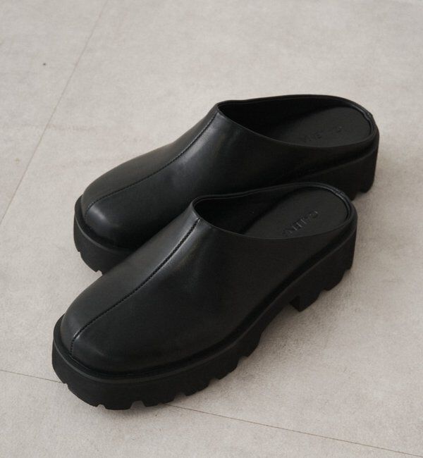  「【GALENA/ガレナ】ボリュームソールサボ」|スリッポン|