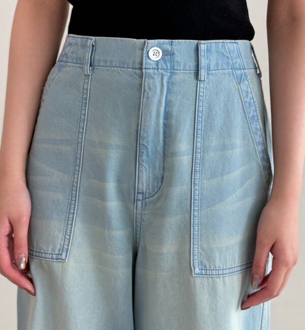 「ベイカーデニムパンツ」|デニム|