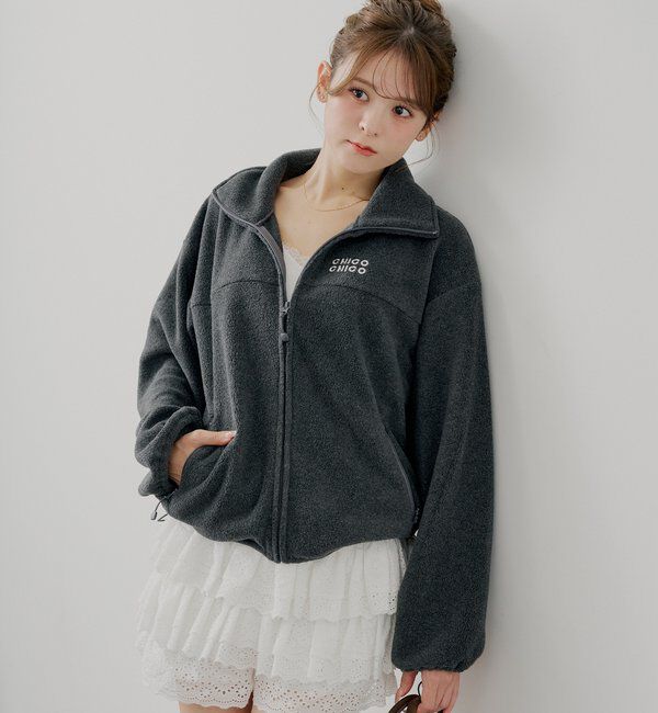  「【セットアップ対応】胸ロゴフリーストップス」|シャツ・ブラウス|