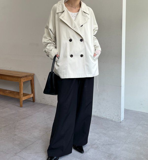  「【サイズ展開あり】バックギャザーコート」|その他|