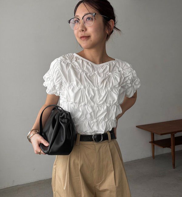  「【新色イエロー・チャコールグレー】シャーリングホイップＴ」|Tシャツ・カットソー|