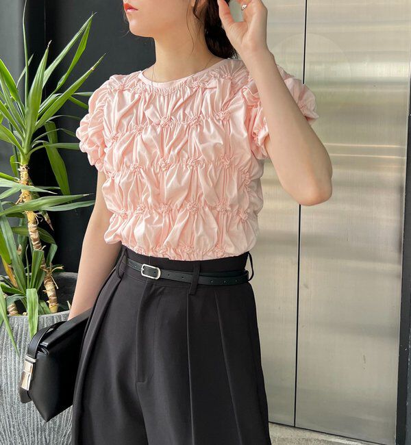  「【新色イエロー・チャコールグレー】シャーリングホイップＴ」|Tシャツ・カットソー|