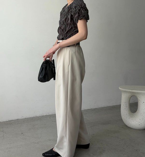  「【新色イエロー・チャコールグレー】シャーリングホイップＴ」|Tシャツ・カットソー|