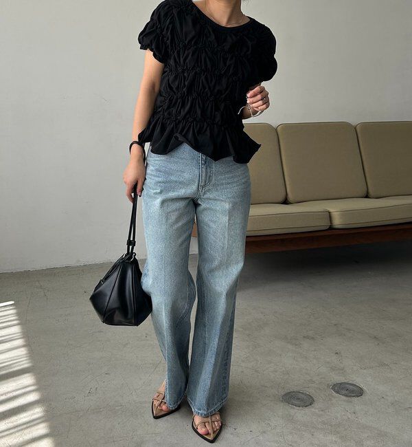  「【新色イエロー・チャコールグレー】シャーリングホイップＴ」|Tシャツ・カットソー|