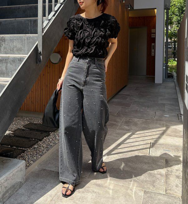  「【新色イエロー・チャコールグレー】シャーリングホイップＴ」|Tシャツ・カットソー|